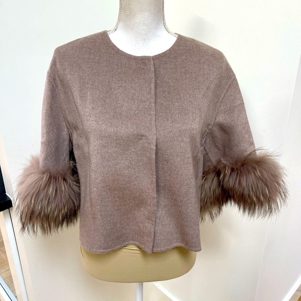 Linda Richards cashmere and fur